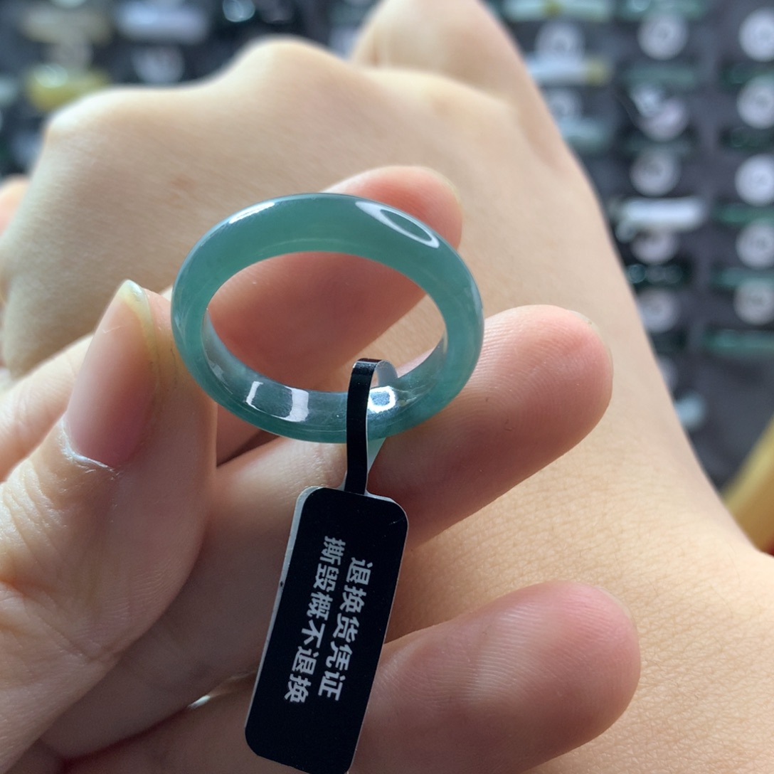 翡翠未镶嵌戒圈天然翡翠