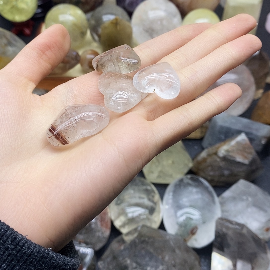 水晶未镶嵌珠宝半成品129水晶石