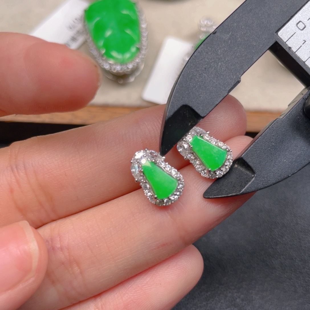 翡翠银S925镶嵌吊坠(不含链)n n n