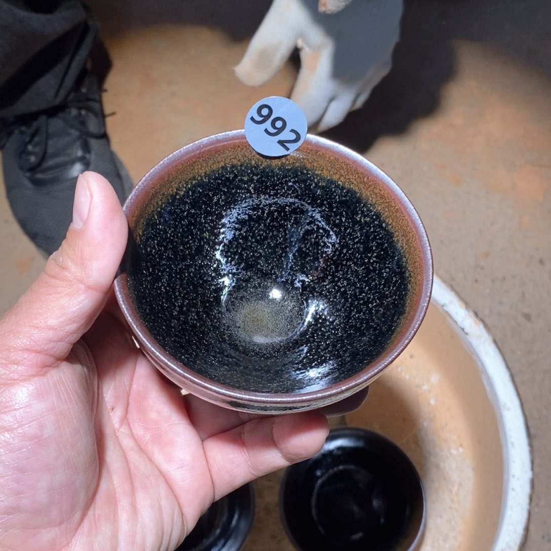 茶盏运坤龙窑柴烧