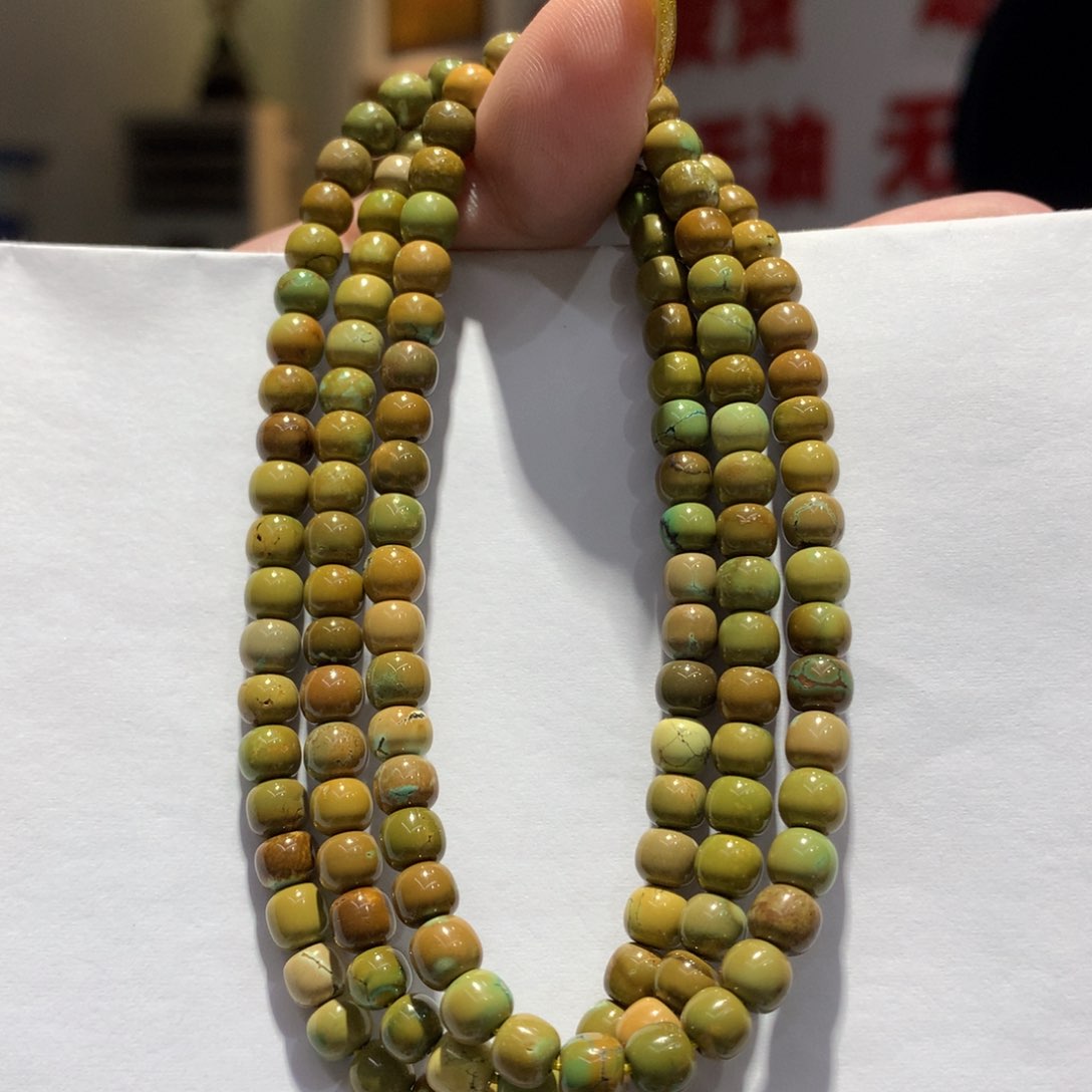 未镶嵌绿松石长链