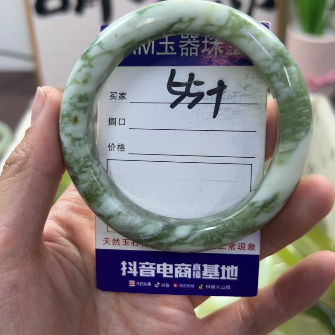 蛇纹石玉手镯未镶嵌407