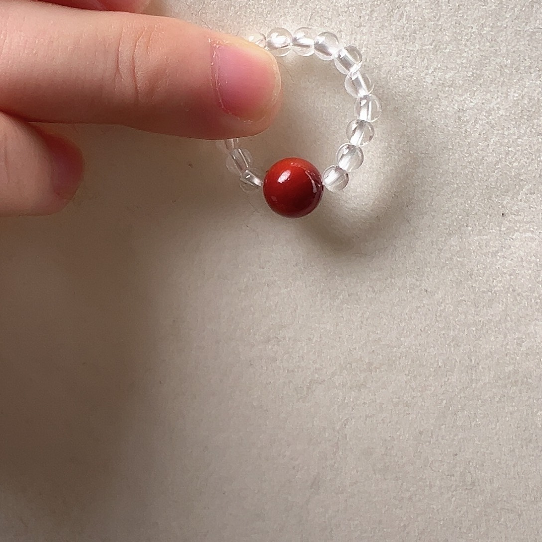 南红玛瑙未镶嵌戒指