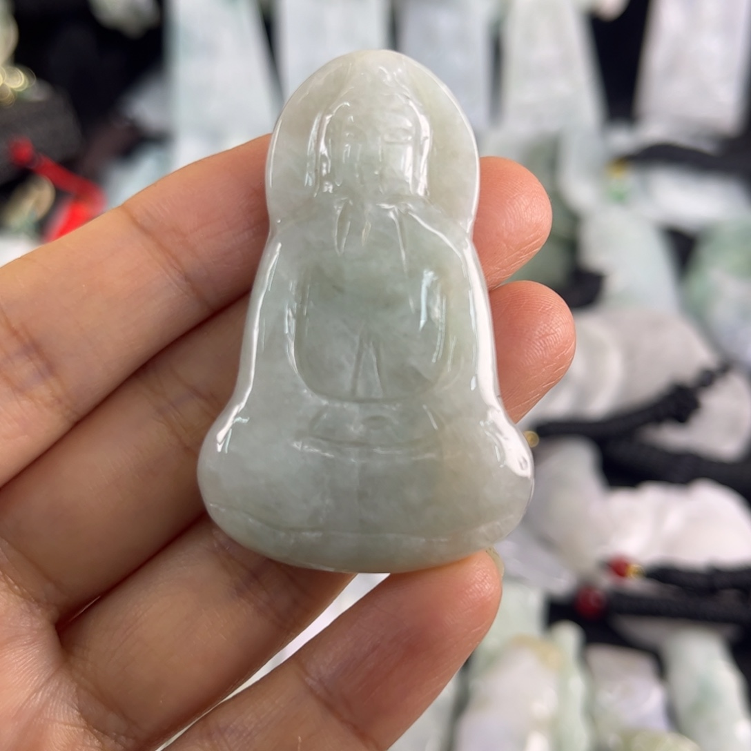 翡翠未镶嵌吊坠(不含链)瑕疵