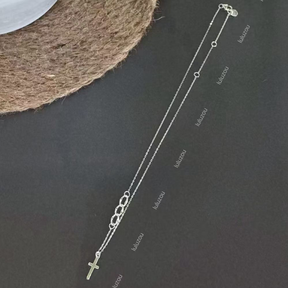 非金属珐琅项链 Luluzou银式项链轻奢9