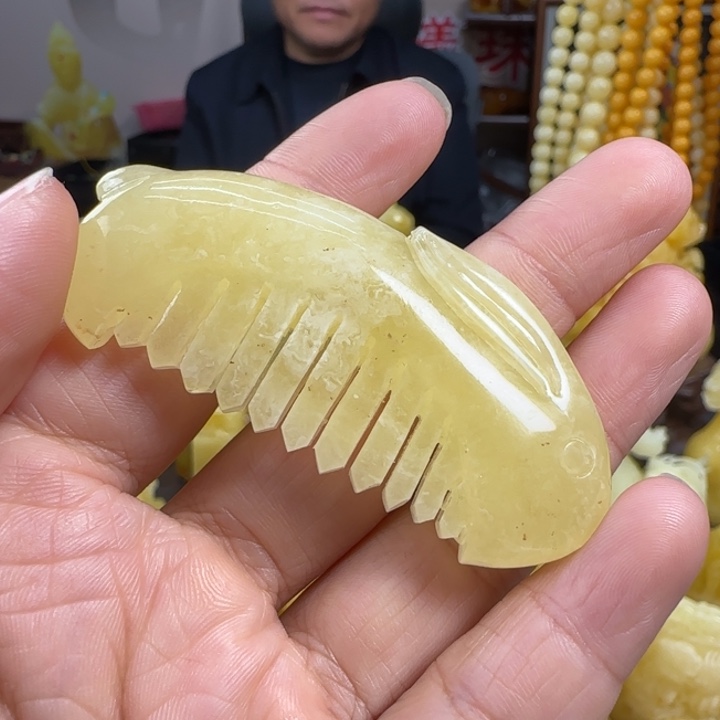 蜜蜡珠宝奇石未镶嵌有瑕疵