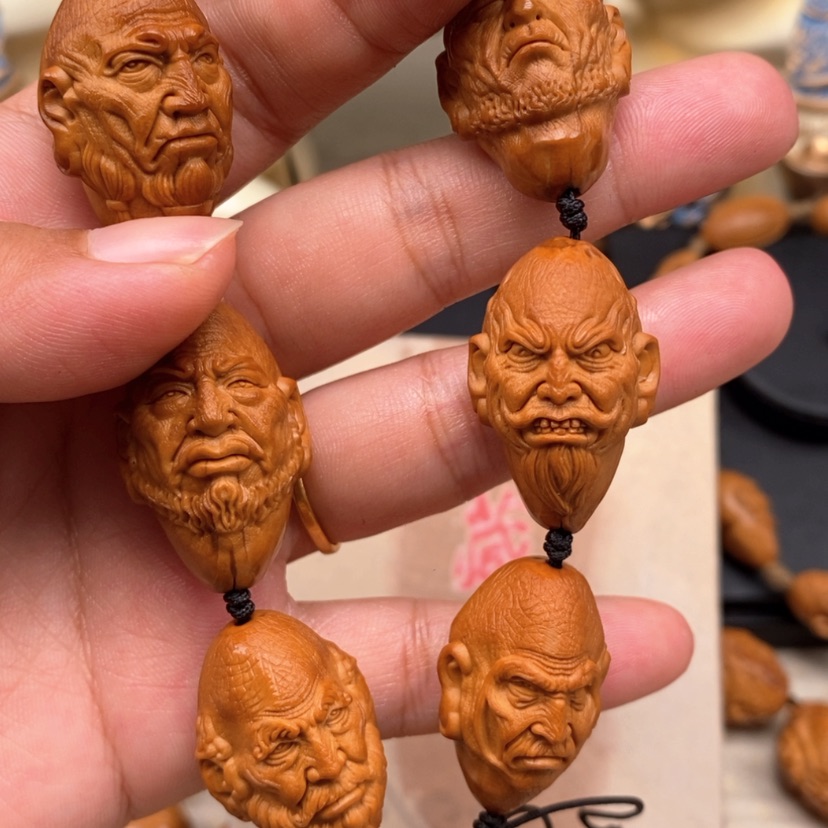 【闪购商品】橄榄核手串橄榄手工雕刻工艺