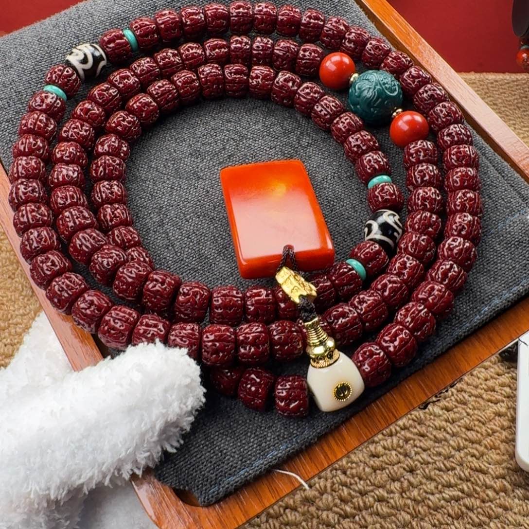 遇***潮金刚菩提吊坠帝王龙