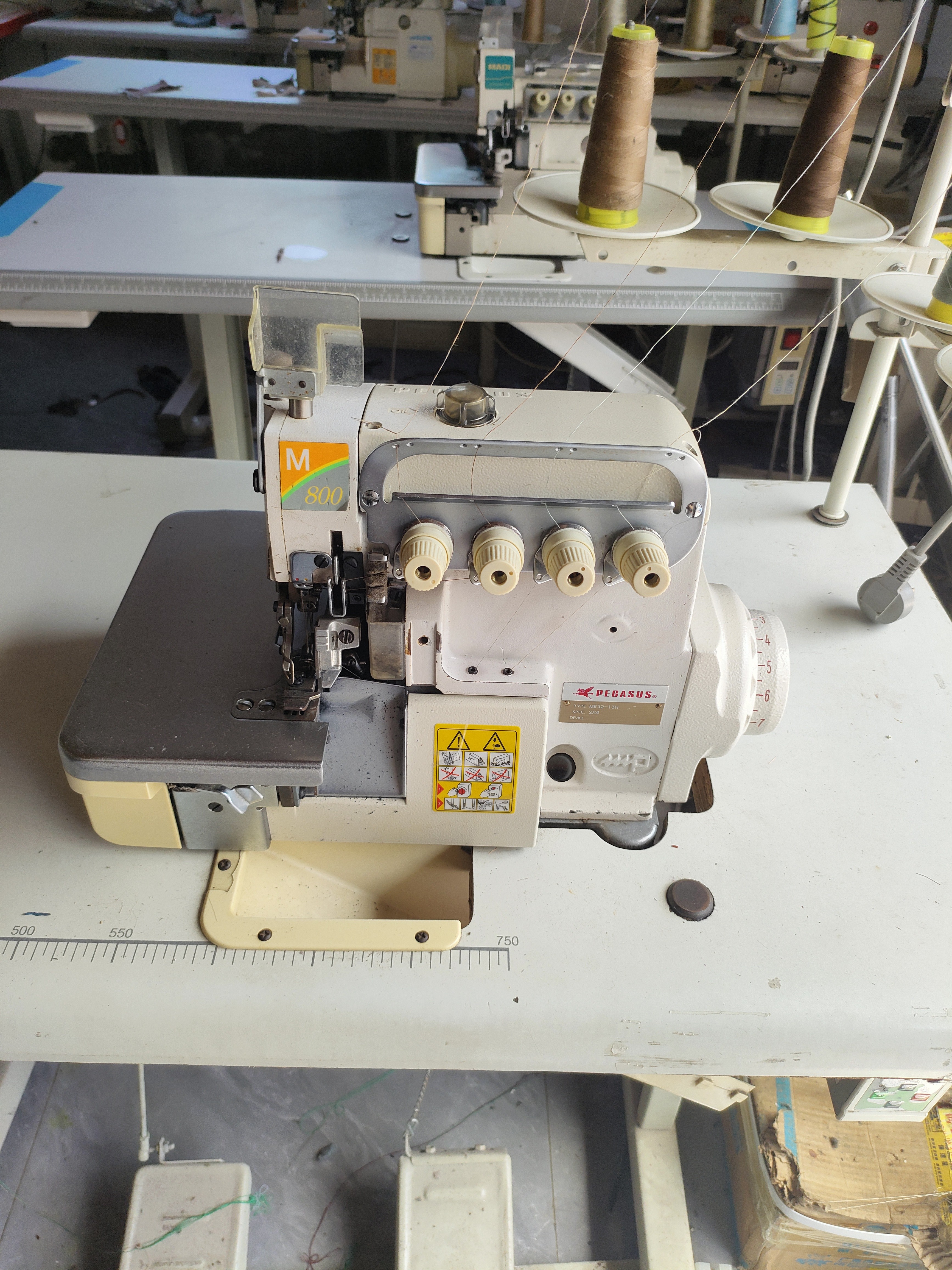 正品飞马800工业家用码边机密拷机，打边机，四线拷边机