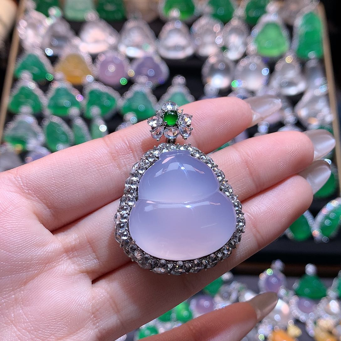 玛瑙/玉髓颈饰银S925镶嵌