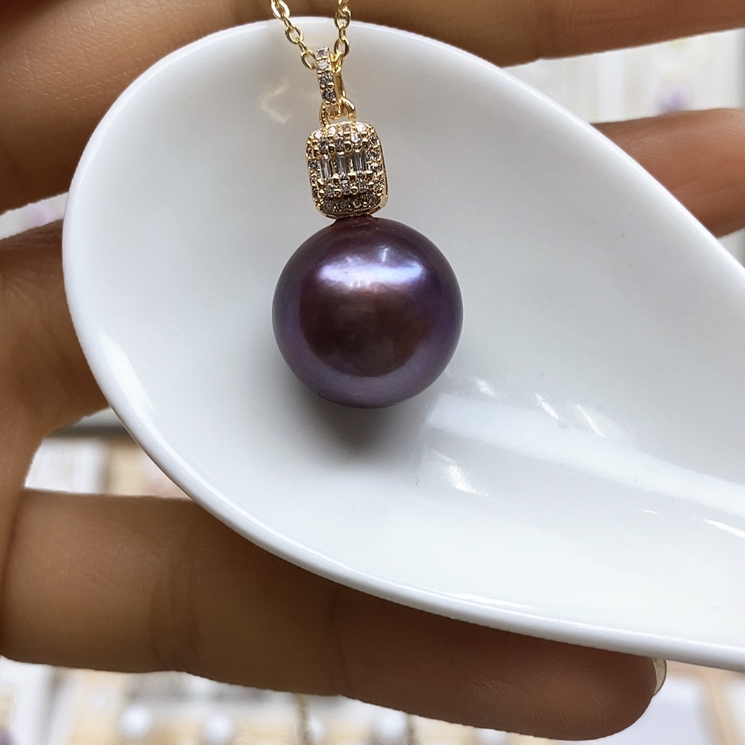 淡水珍珠颈饰合金