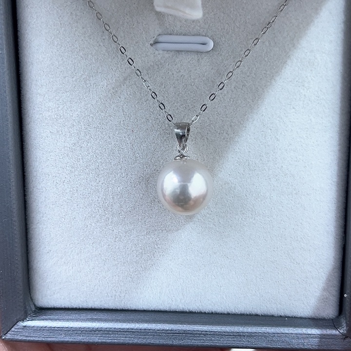 淡水珍珠颈饰银S925镶嵌