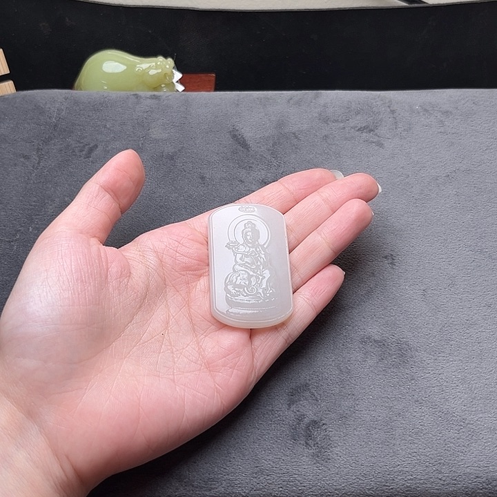 和田玉未镶嵌挂件A*阳