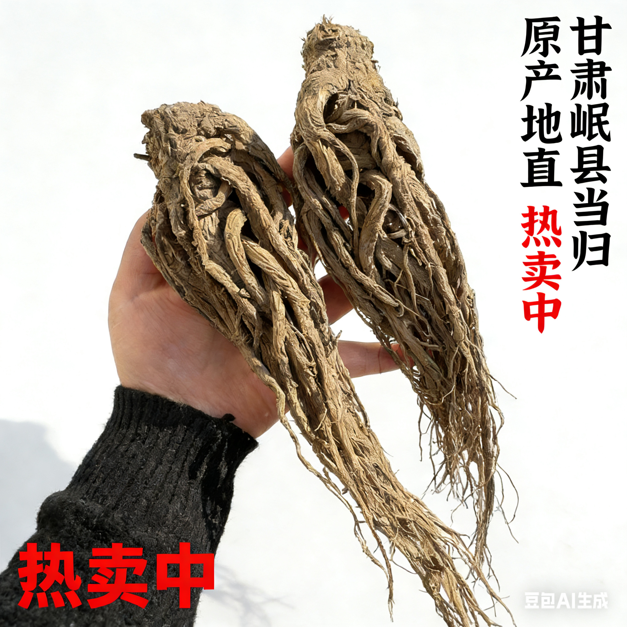 甘肃岷县当归（自然晒干）可煲汤炖肉滋补食材