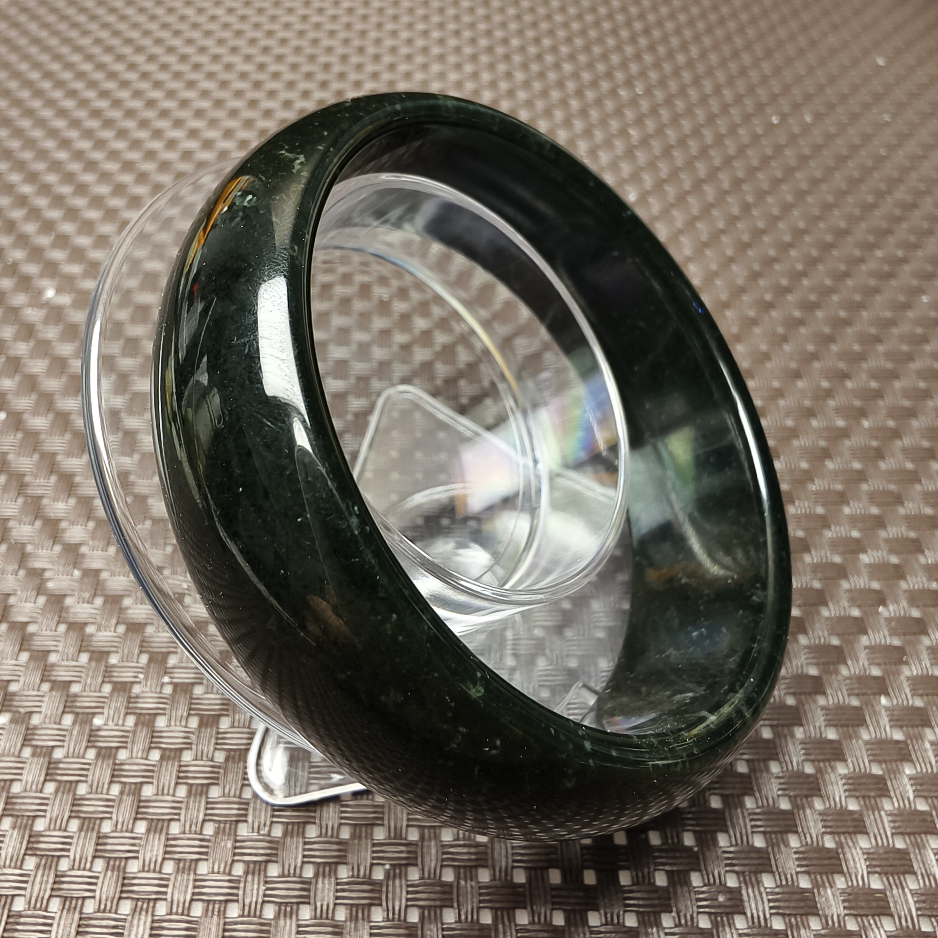 新疆和田玉青玉手镯内径64.重量92克