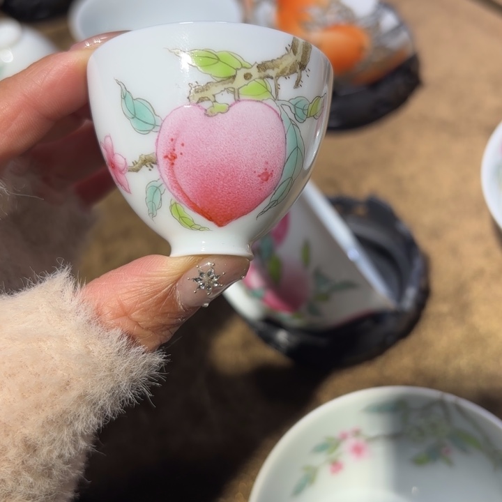 景德镇手工手绘单杯