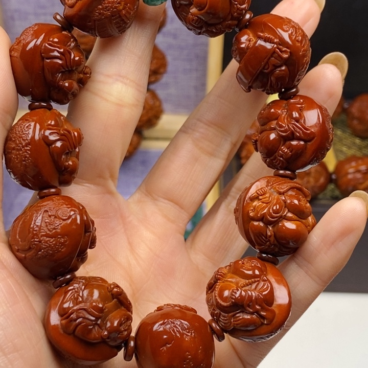 橄榄核吊坠无*！橄榄核手串