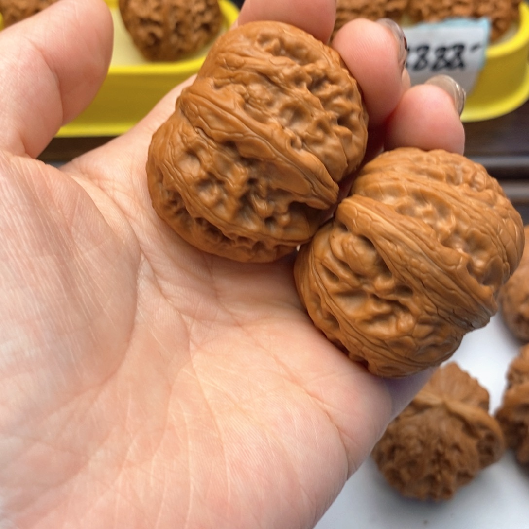 青***老把件文玩核桃644号元宝