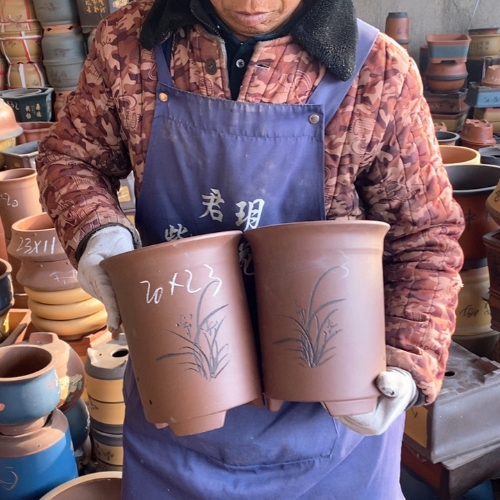 紫砂花盆紫砂花盆