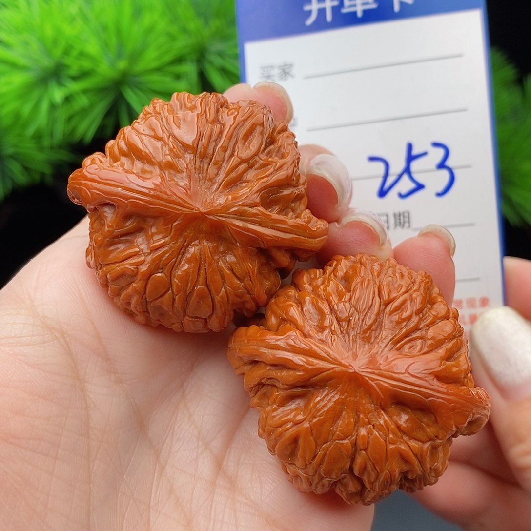 文玩核桃把件44山地磨盘253