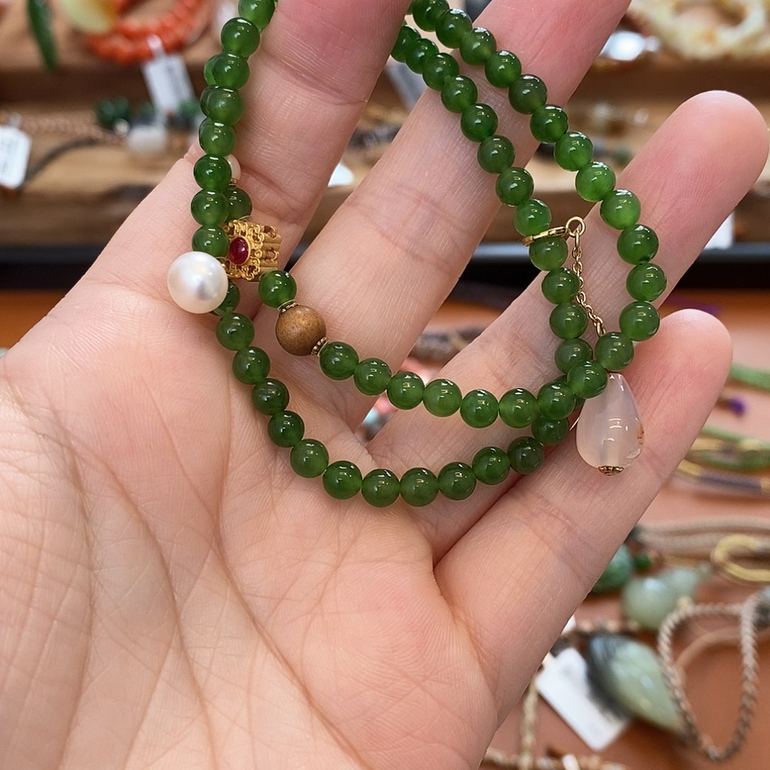 和田玉手链未镶嵌话**ッ