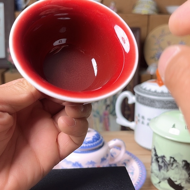 景德镇陶瓷艺术压手杯