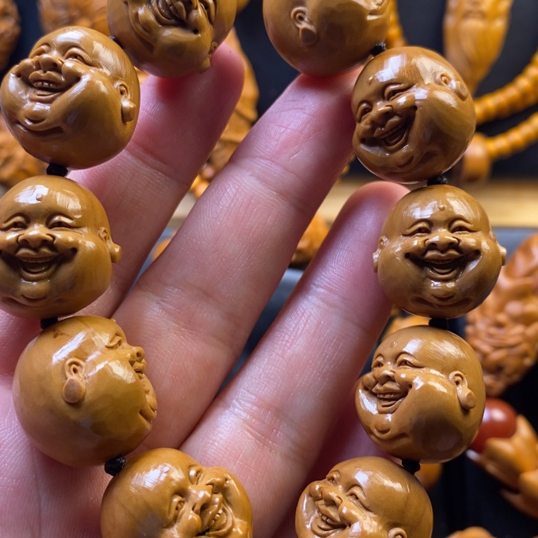 橄榄核手串/手链十分开心