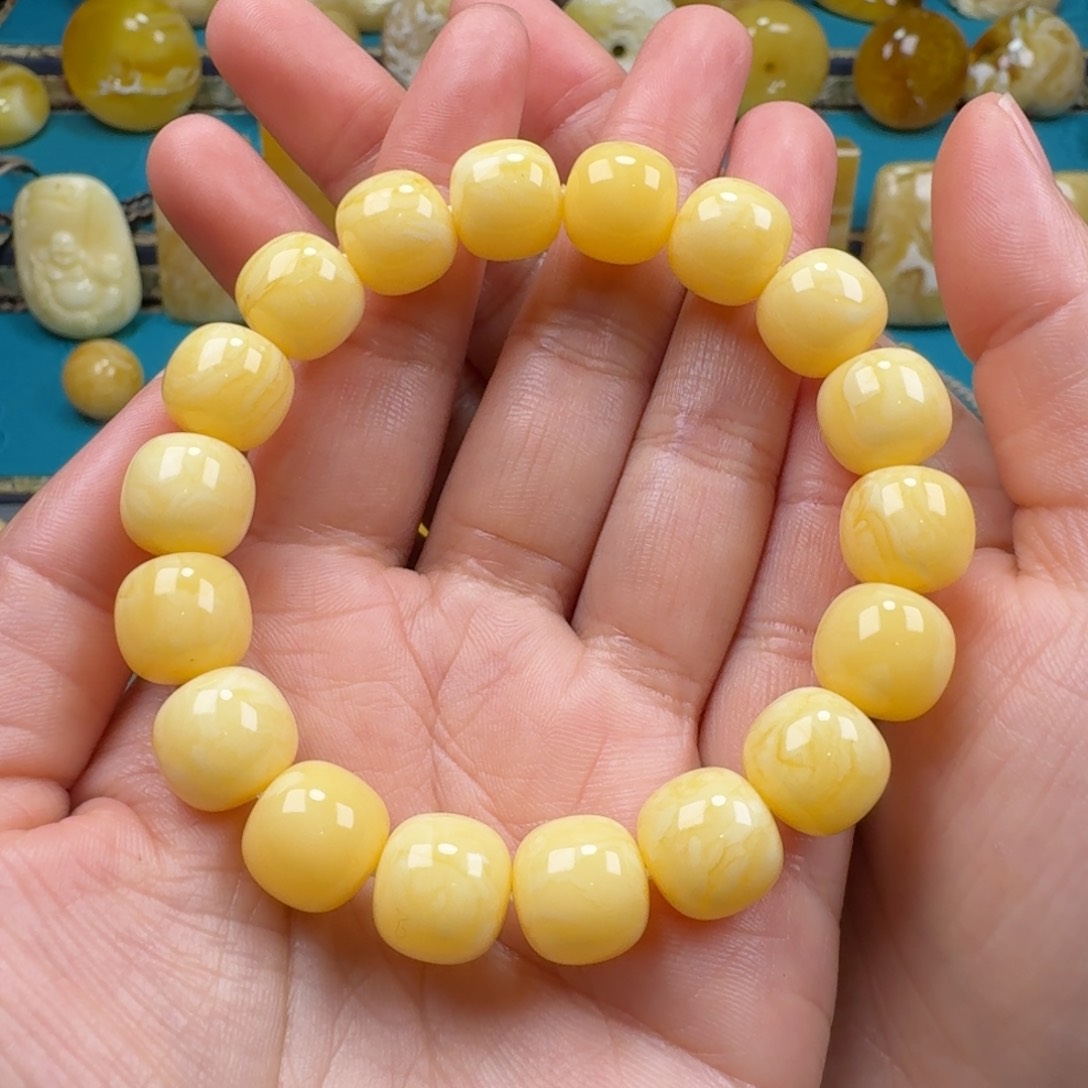 琥珀手链未镶嵌蜜蜡