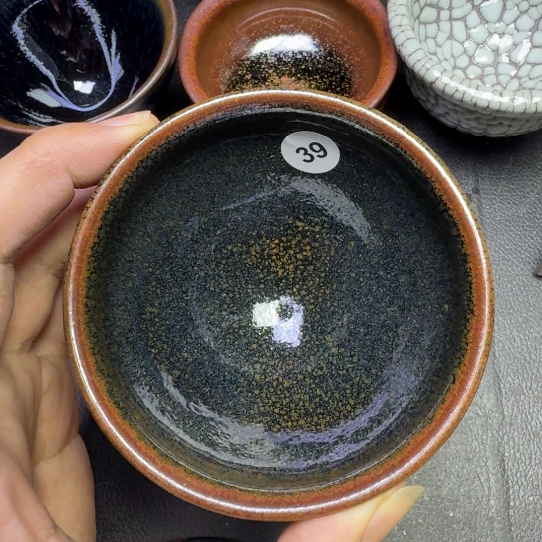 摆件古时茶器建窑建盏39