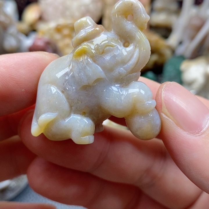 硅化珊瑚（珊瑚玉）颈饰未镶嵌