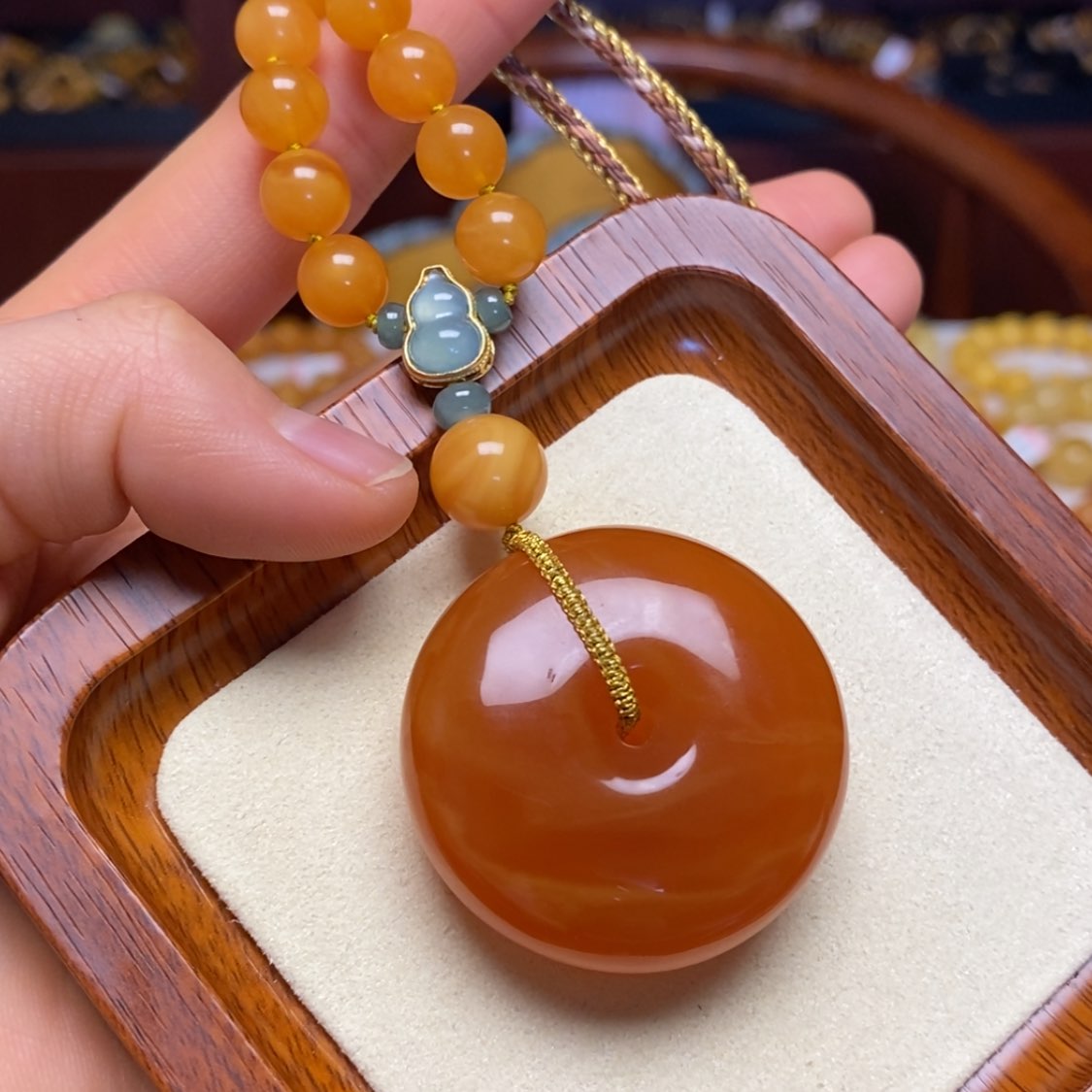 【闪购商品】蜜蜡颈饰未镶嵌项链