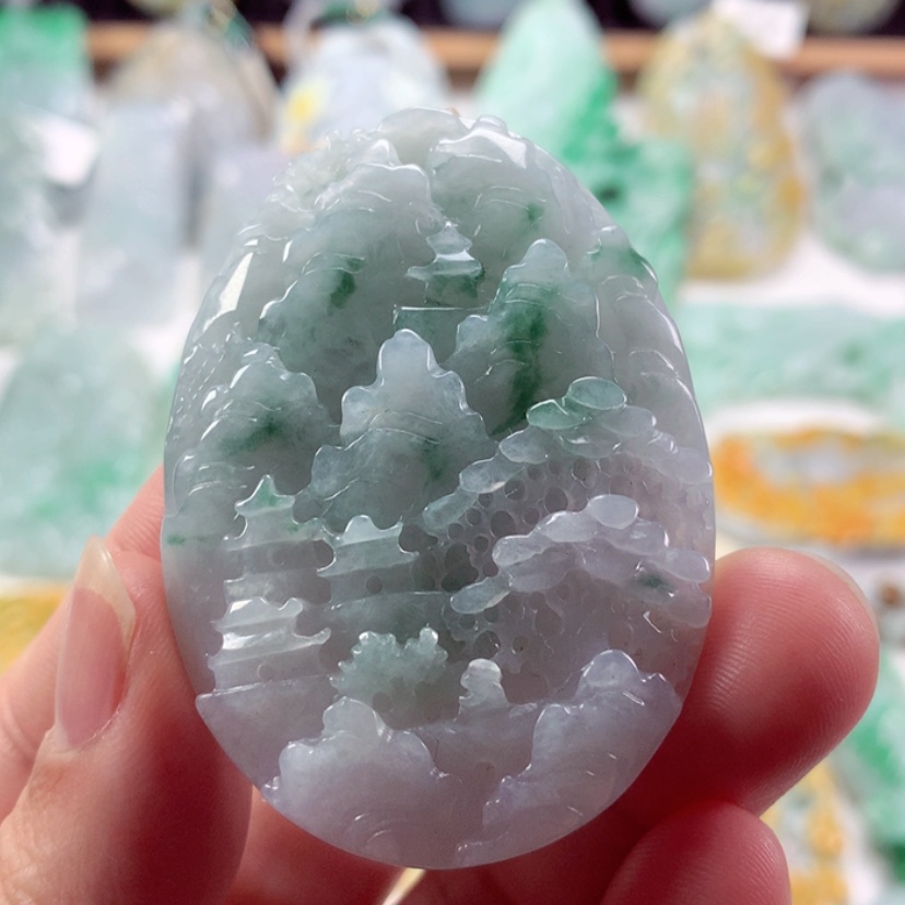 【闪购商品】翡翠吊坠(不含链)未镶嵌
