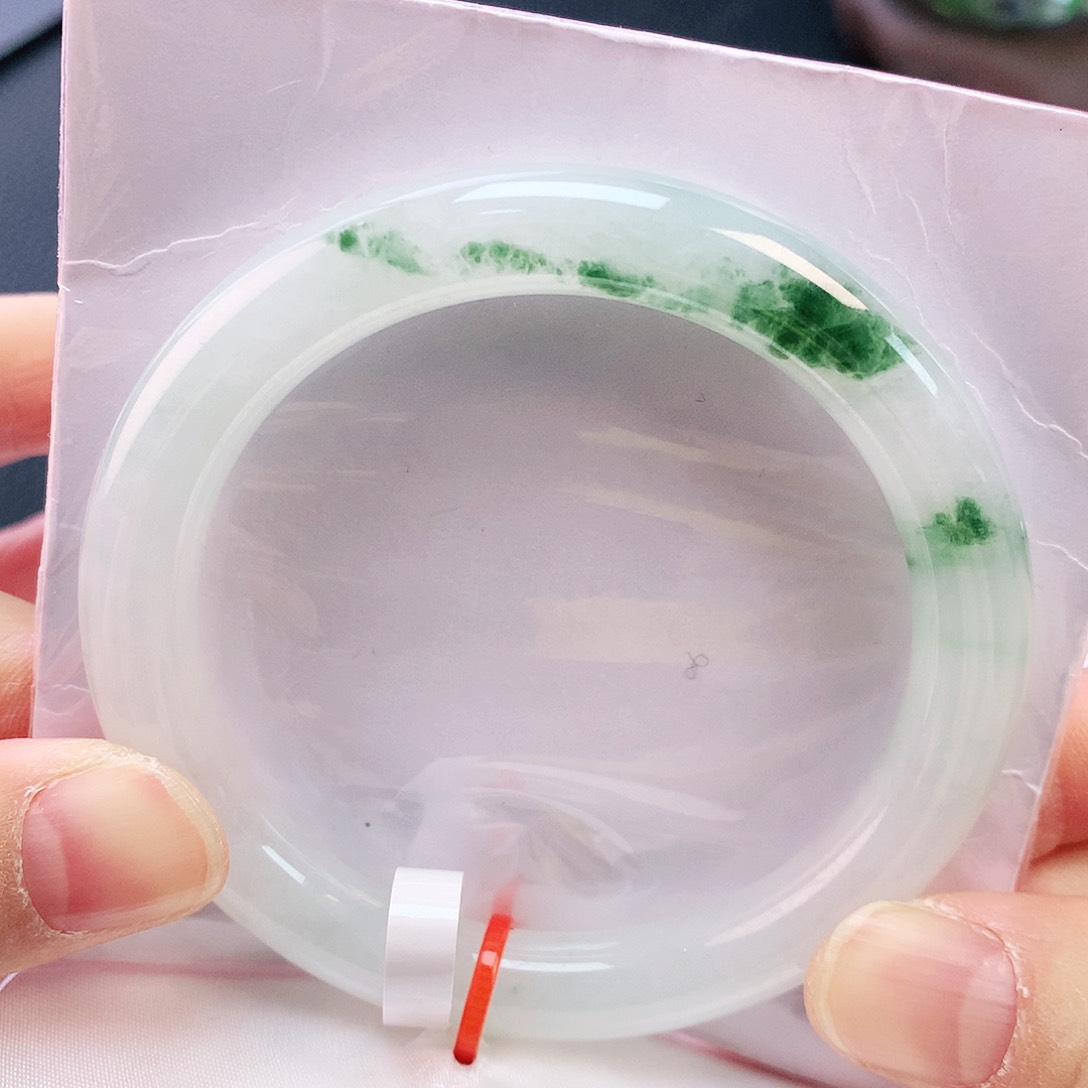 未镶嵌手镯翡翠54圆