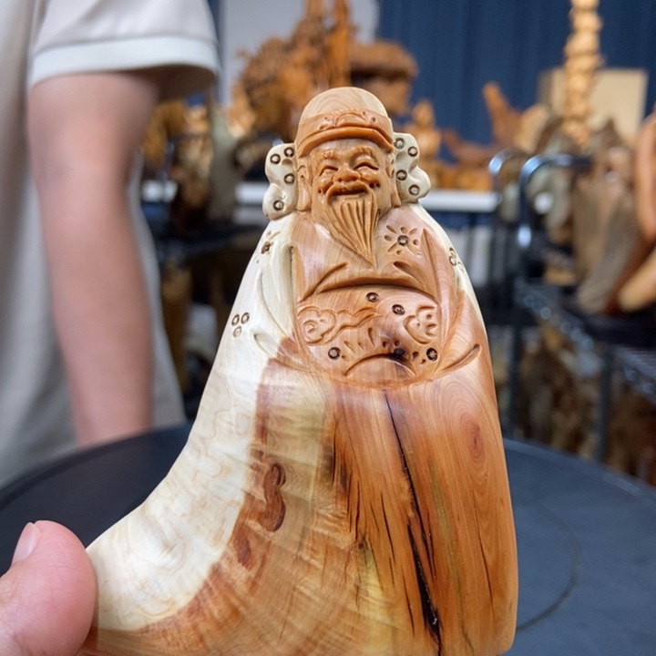 柏木（崖柏）手把件