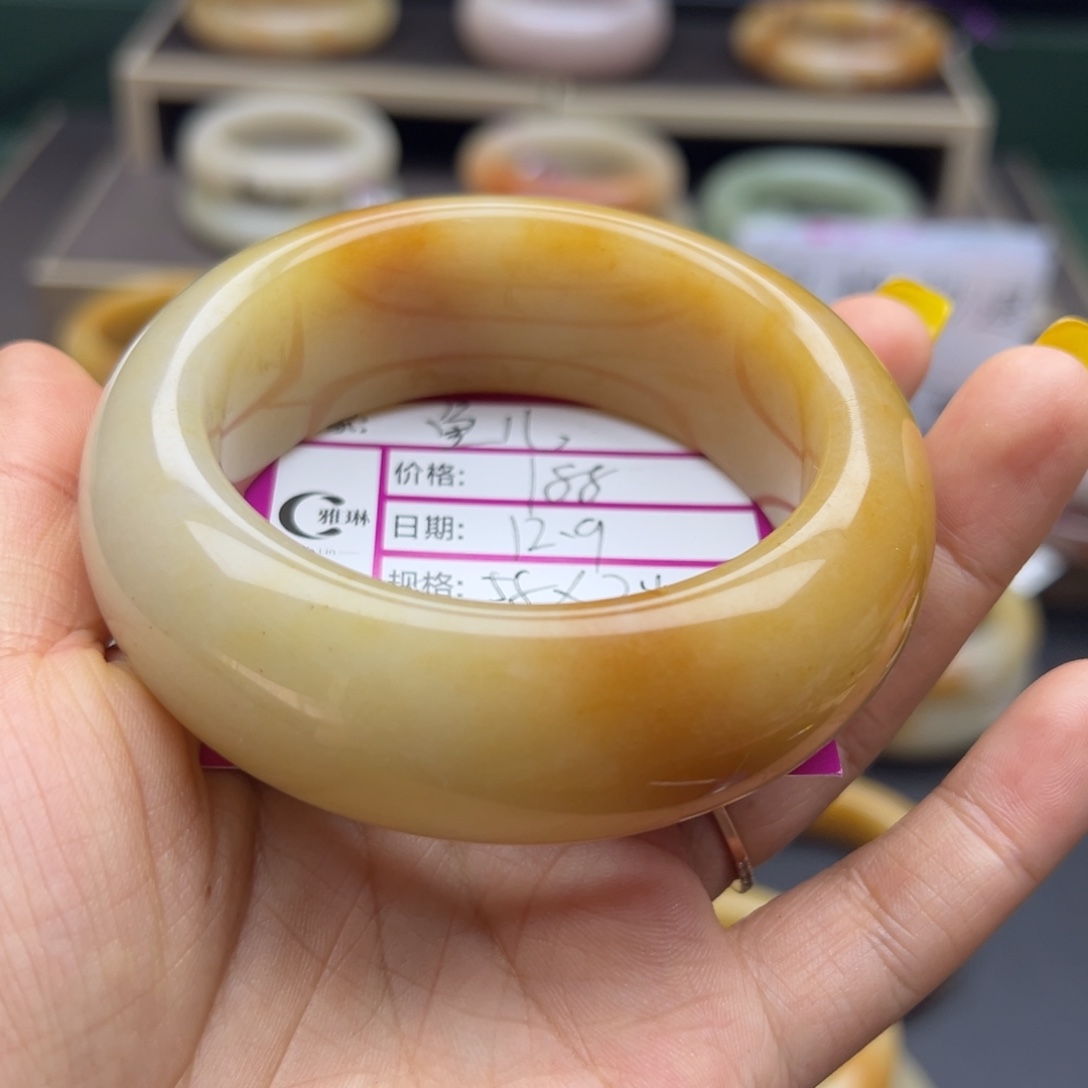 鱼****石英质玉（佘太翠）未镶嵌手镯