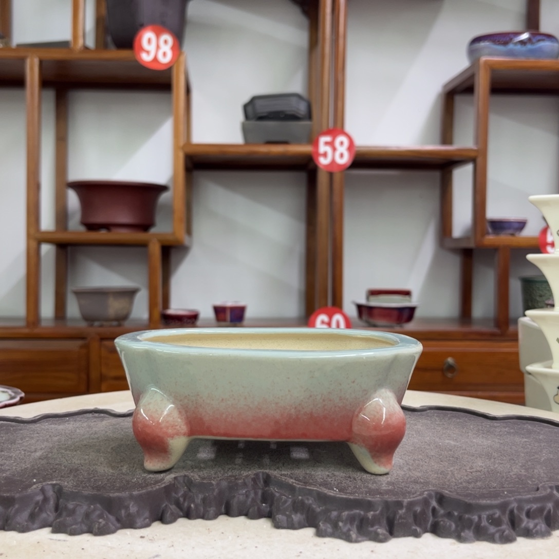 紫砂花盆瑕疵5.5-15-12。