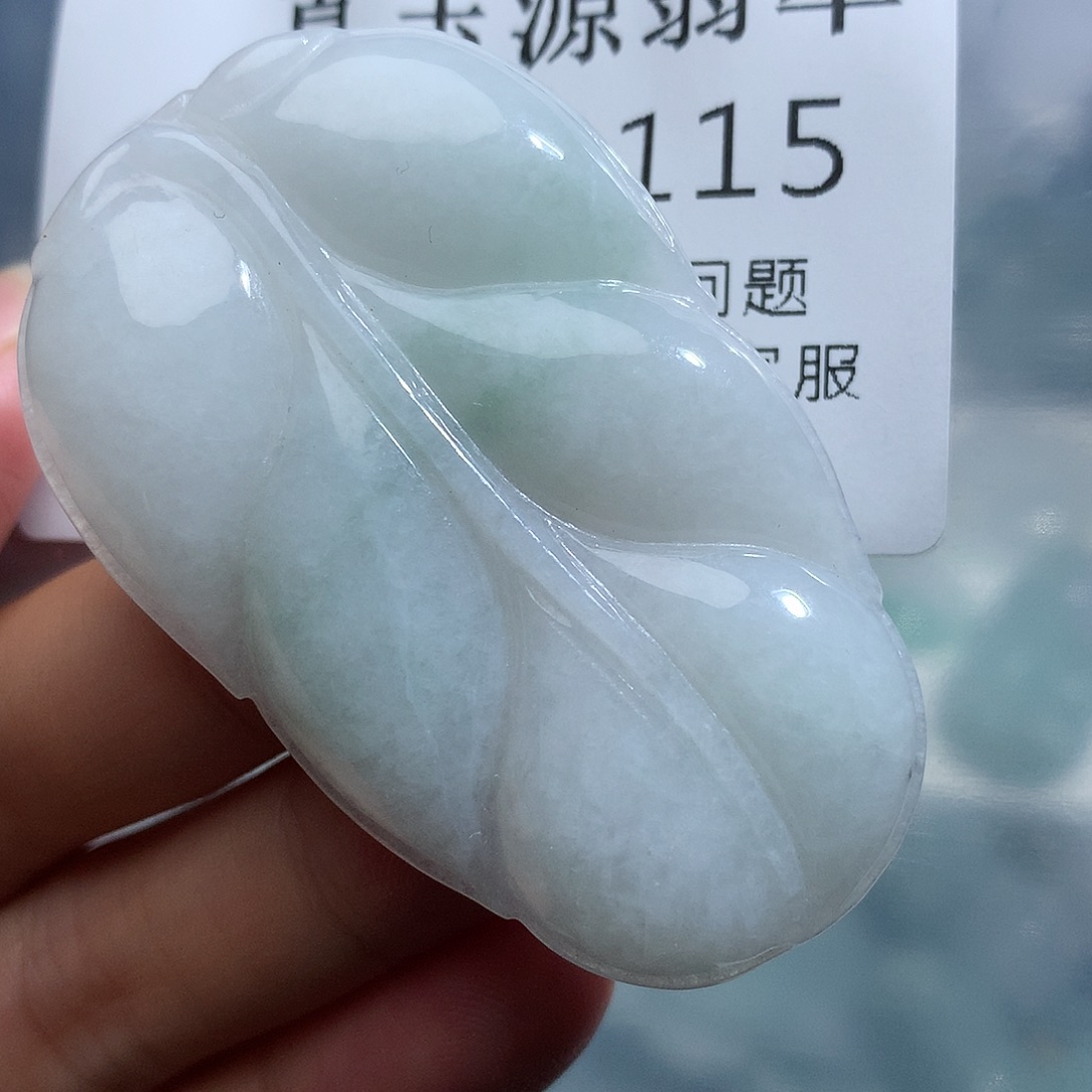 翡翠未镶嵌颈饰115