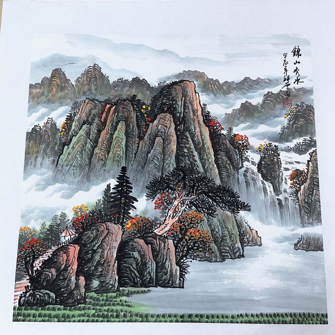 国画国画作品集一个由h