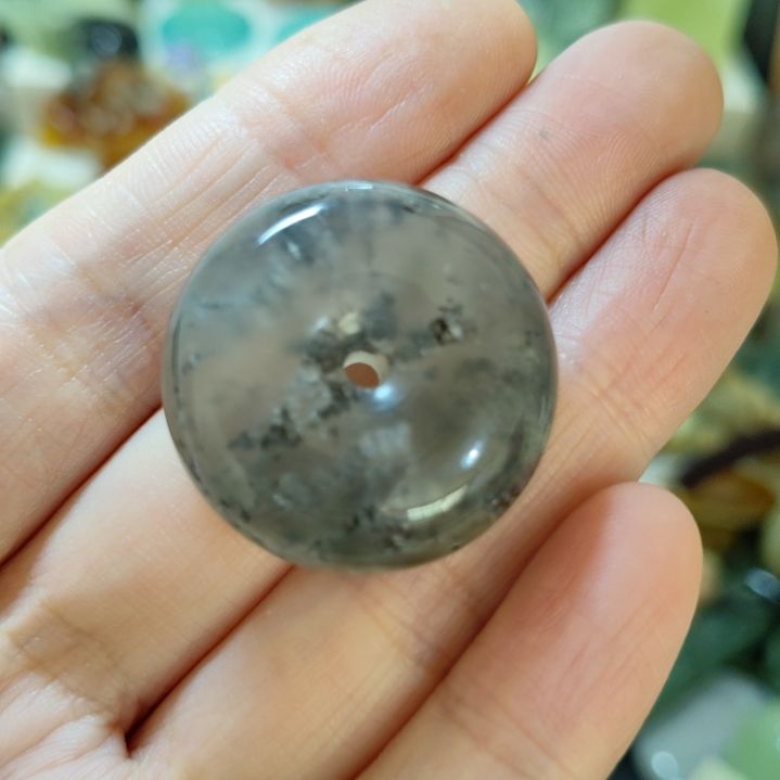 岫玉未镶嵌平安扣