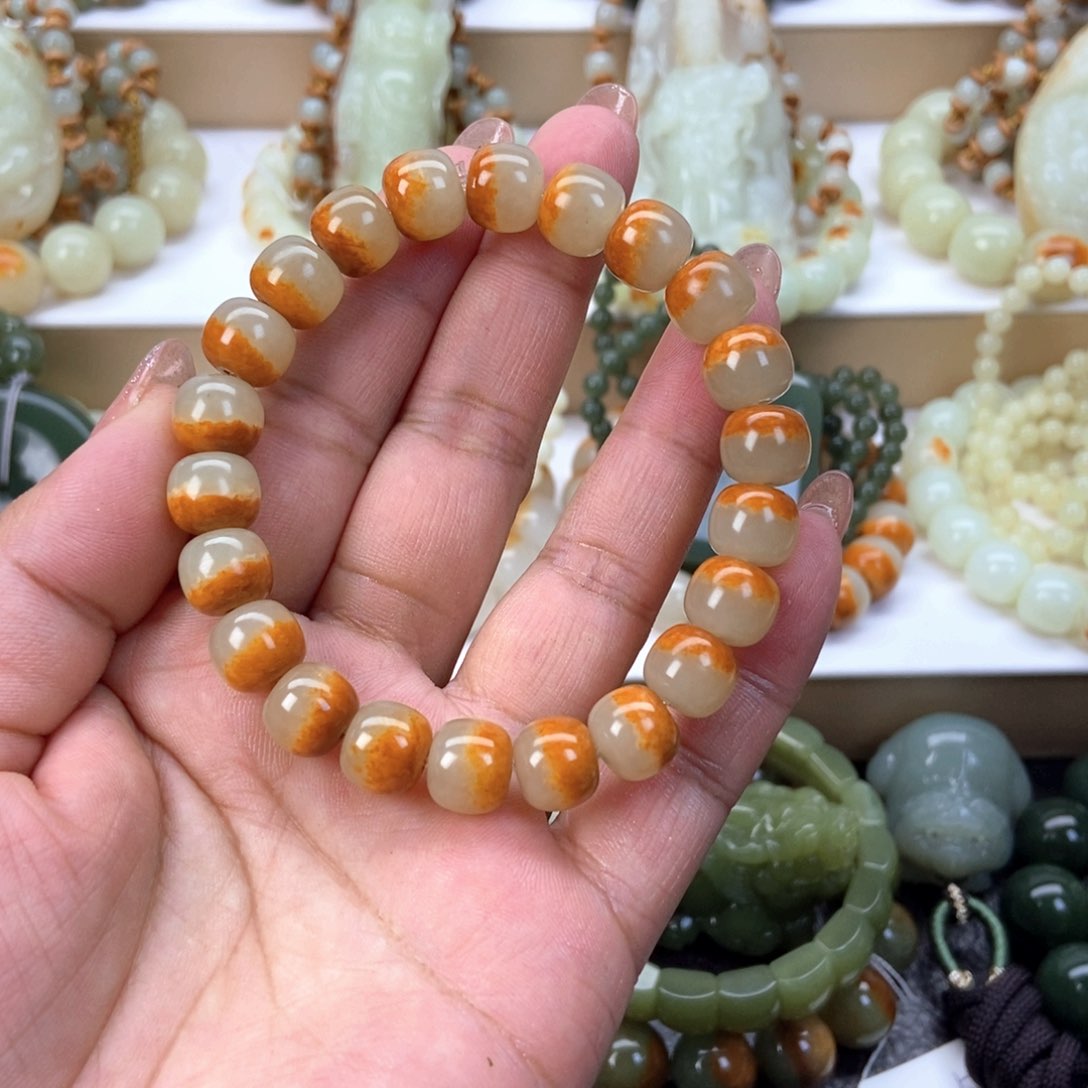 透闪石质玉手串未镶嵌安****9