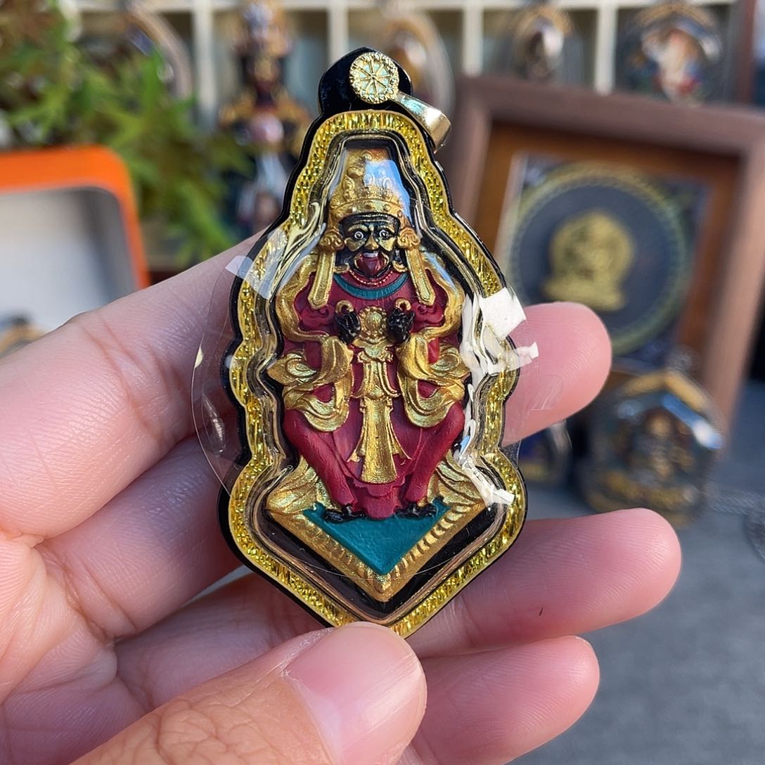 泥塑【****?扎基娘娘彩绘擦擦