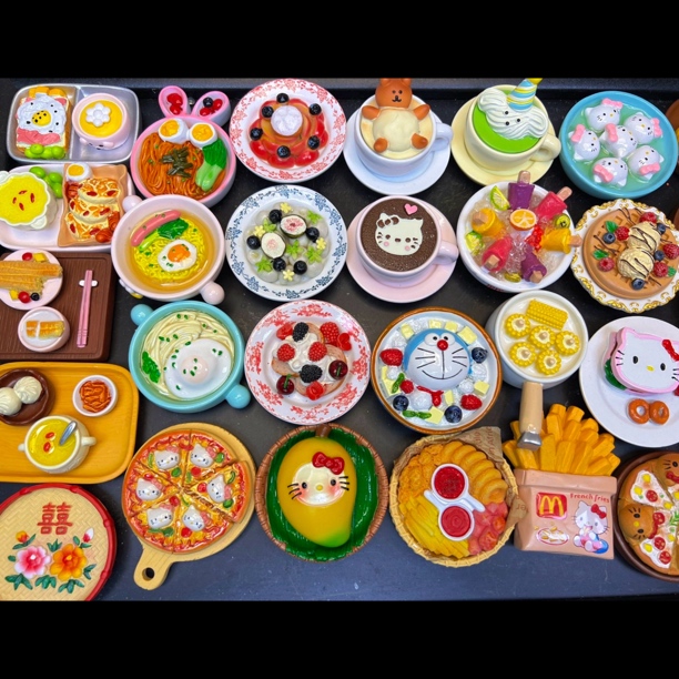 【直播间现拆】创意真冰箱贴食玩磁吸装饰品玩具大食玩