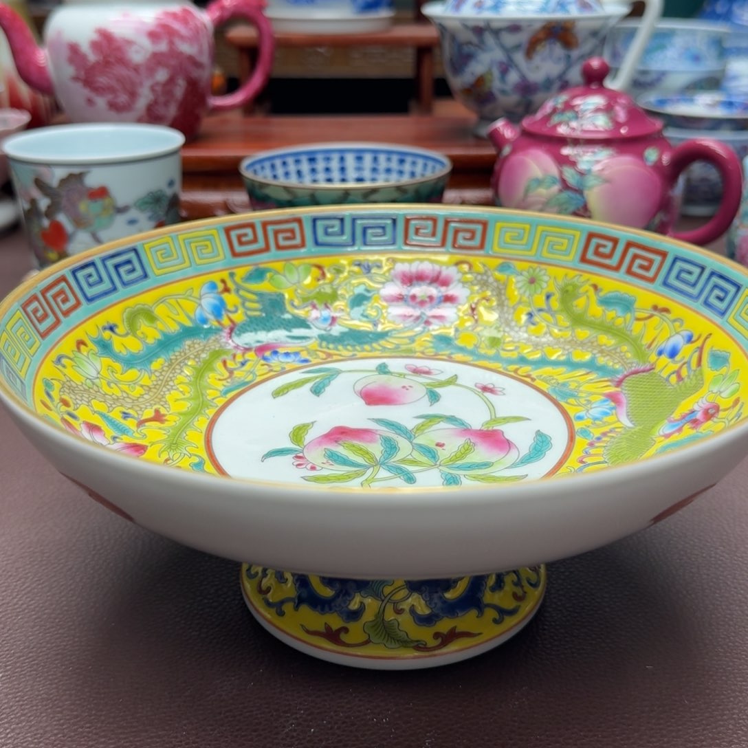 瓷片景德镇仿古手工制作精品展示