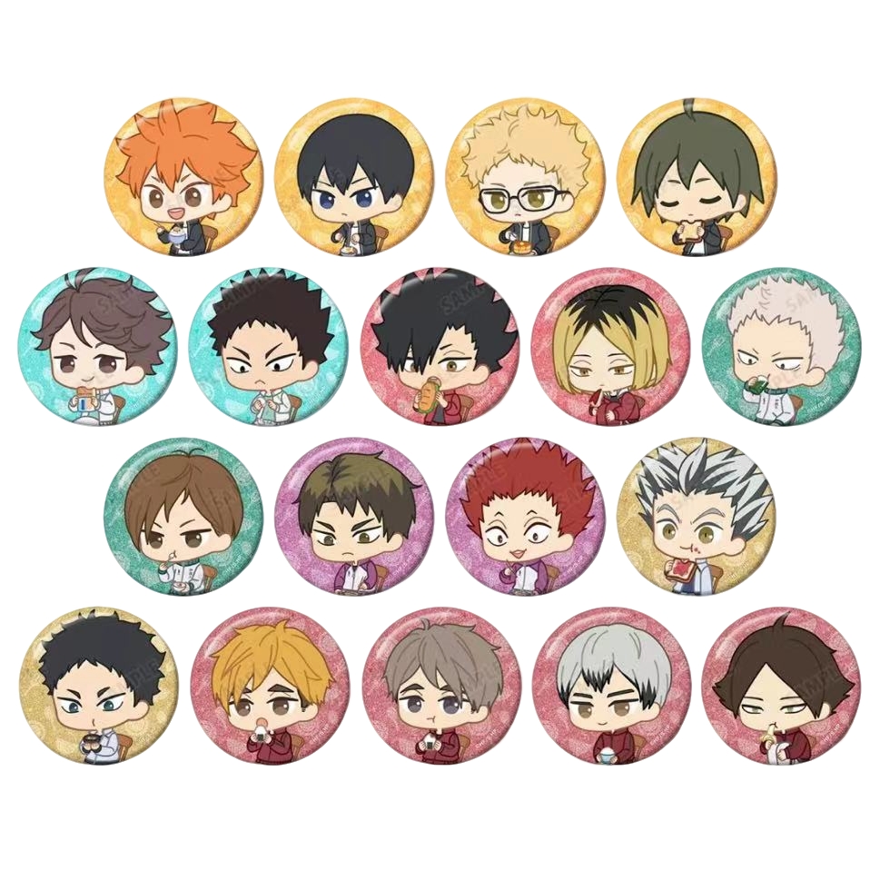 【车车】日谷排球少年 JF2026A咖限定Q版吧唧小卡盲盒（默认代拆）