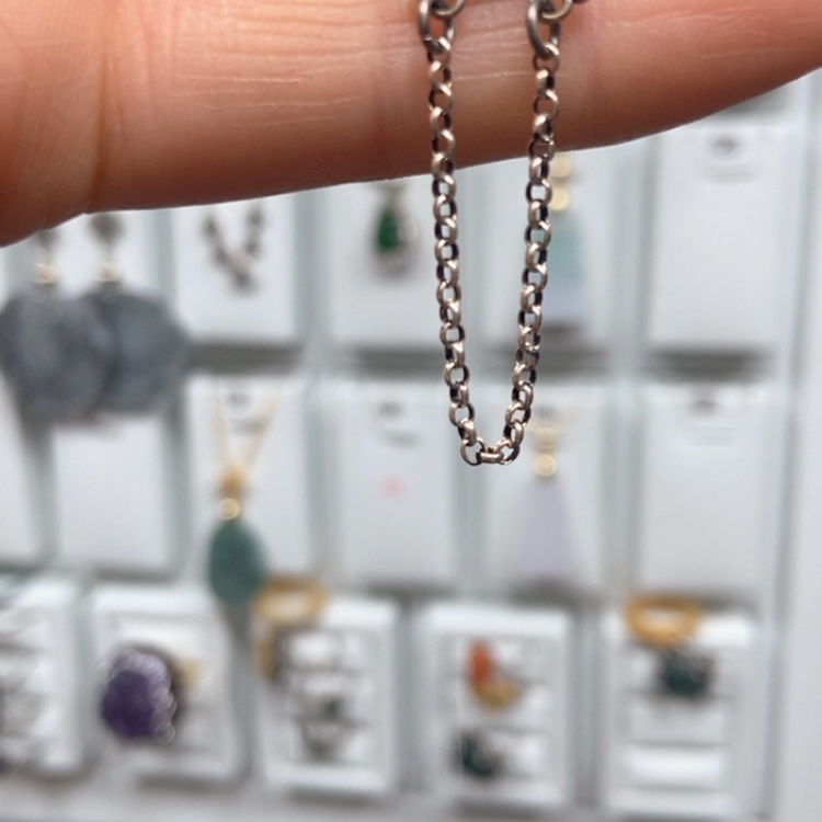 【闪购商品】翡翠耳饰银S925镶嵌a*耳饰