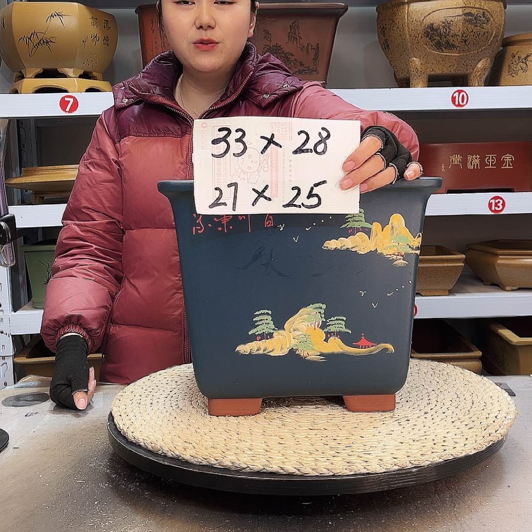 紫砂花盆紫砂花盆