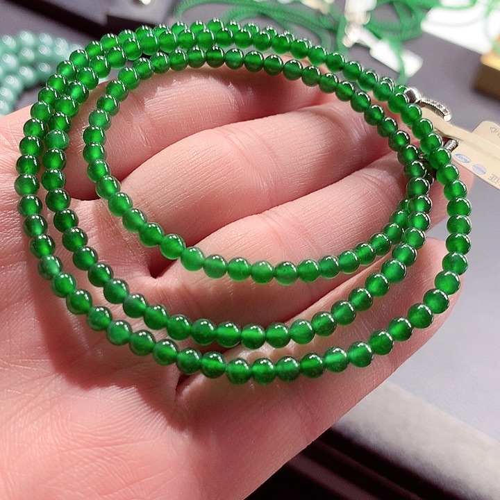 翡翠手链未镶嵌天然翡翠手链未镶嵌