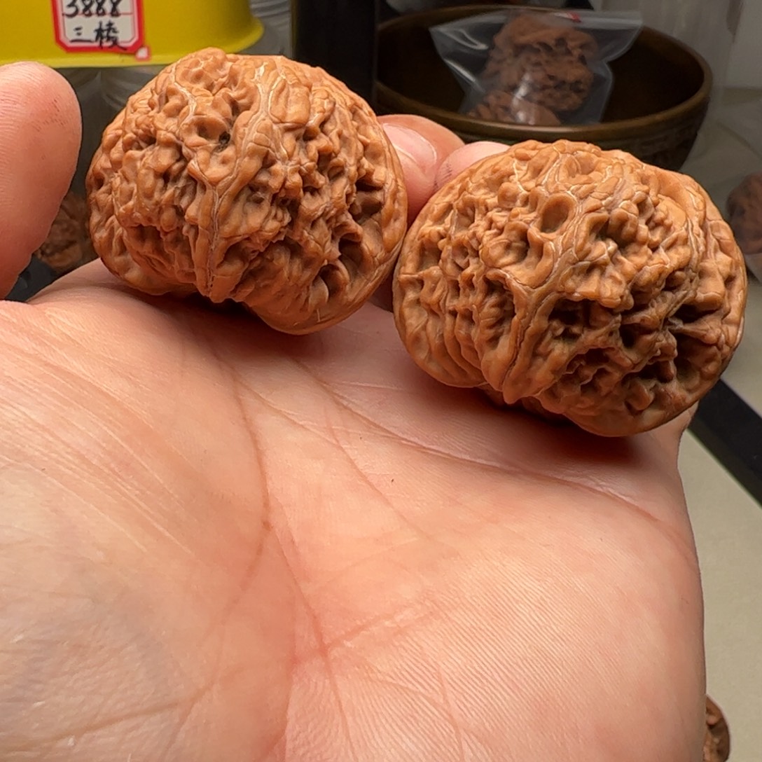 吊坠文玩核桃老灯40.5