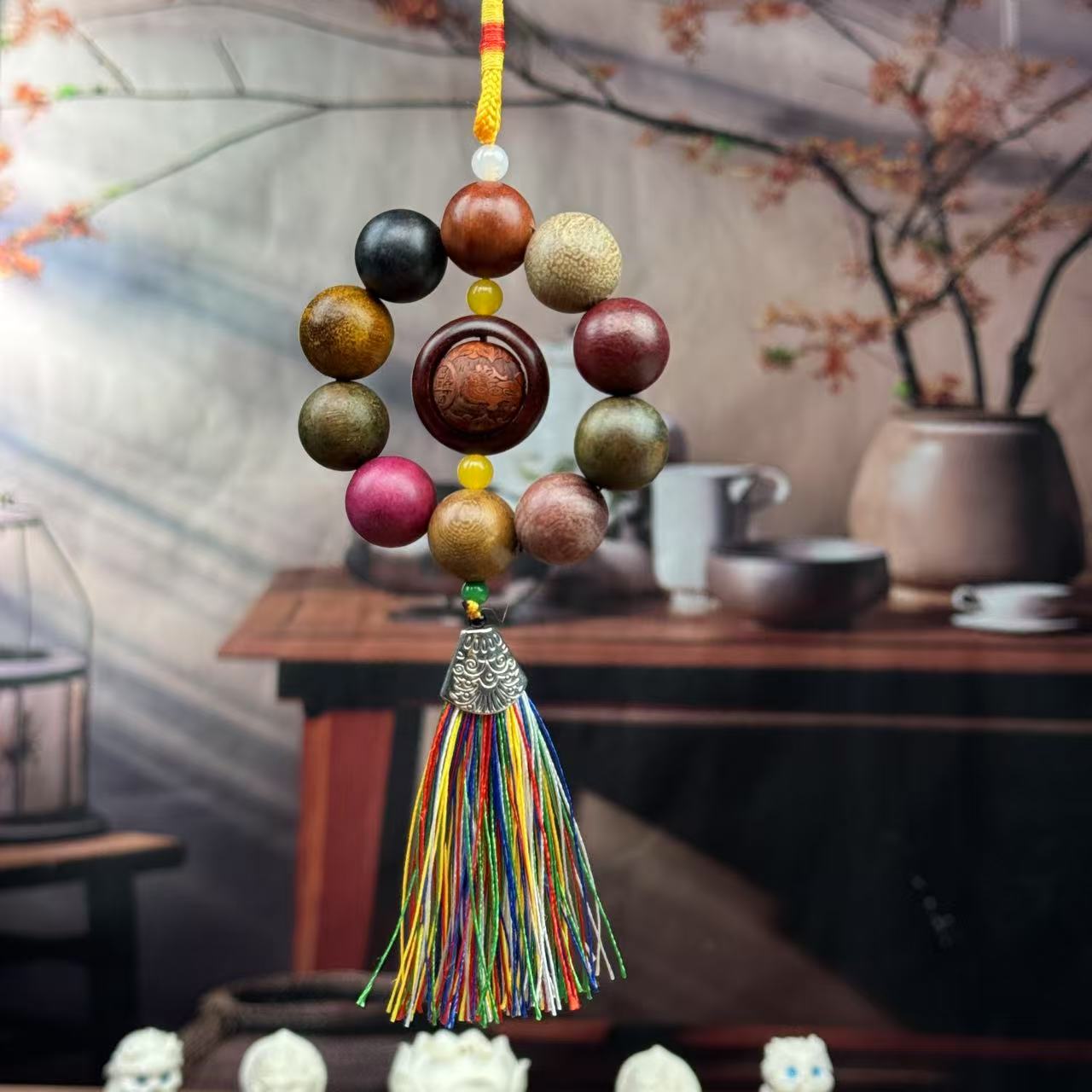 合金手链 五彩多宝车挂2.0（无礼盒）K32