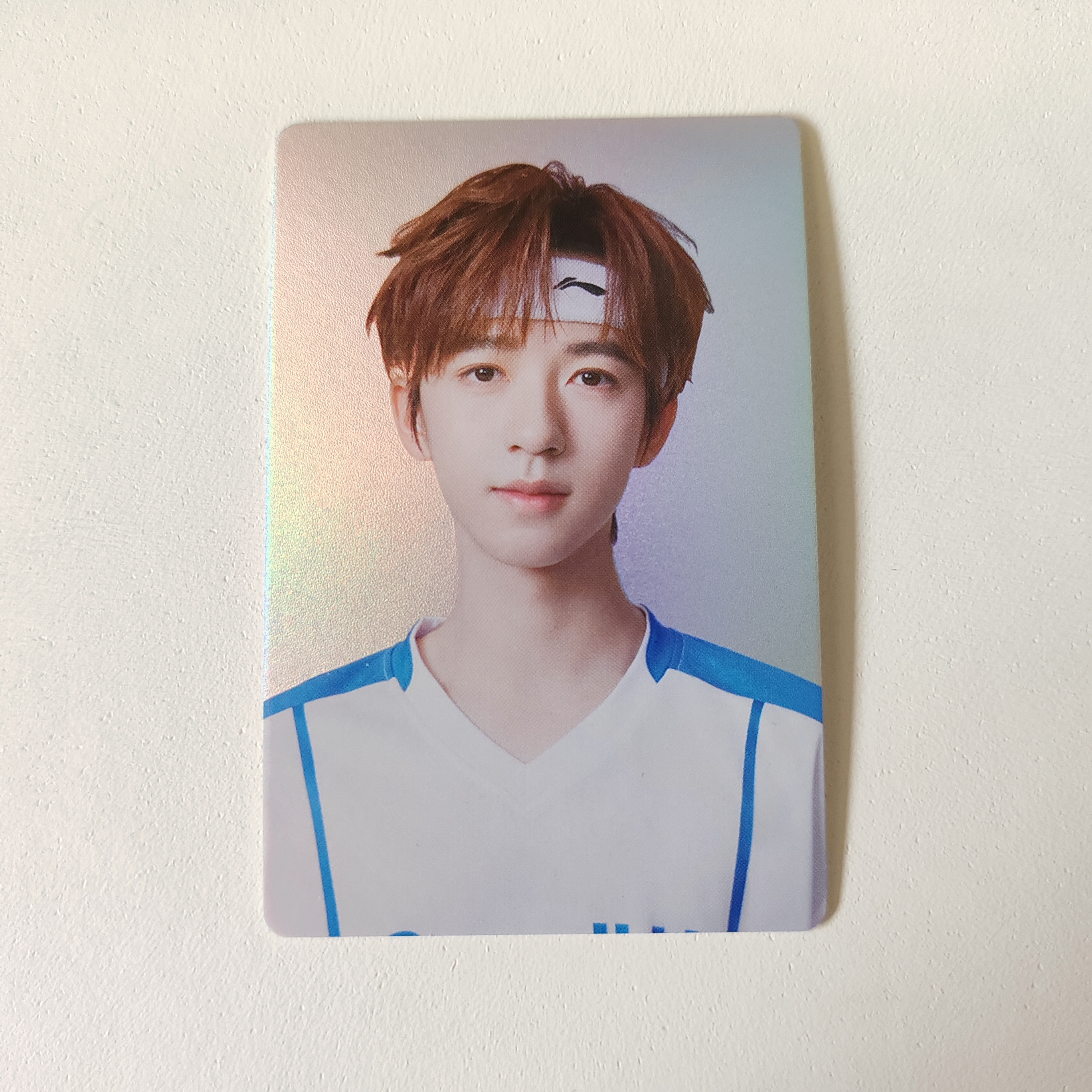 贺峻霖小卡 运动会闪卡